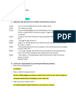 Learning Activity 3 (Cause and Effect)