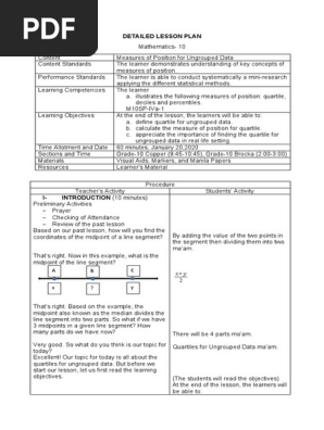 DETAILED LESSON PLAN