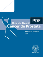 Guía de Atención del Cáncer de Próstata I Nivel de Atención 2011