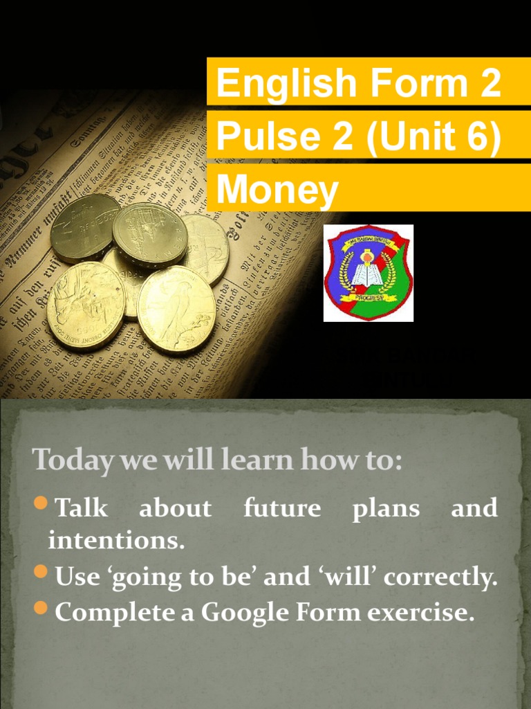Future Tense in Money Context | PDF