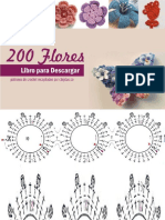 200 Flores Crochet.