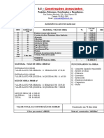 Tabela de Custo-Obra