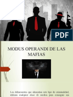 Modus Operandi de Las Mafias