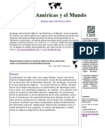 Despertando El Interés: El Efecto Indirecto de La Educación Sobre El Sentimiento de Identidad Nacional