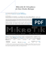 Tutorial Set Mikrotik