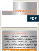 Uji Hipotesis Satu Sampel