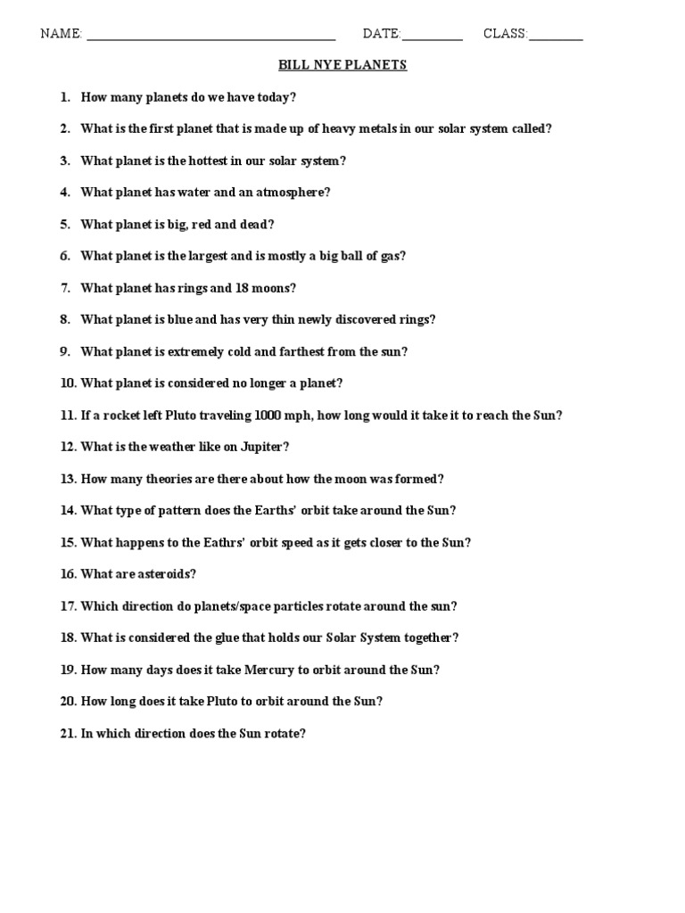 Name: - Date: - Class | PDF