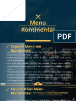 Menu Kontinental