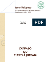 Religiões sincréticas no Brasil entre 1500 e 2000