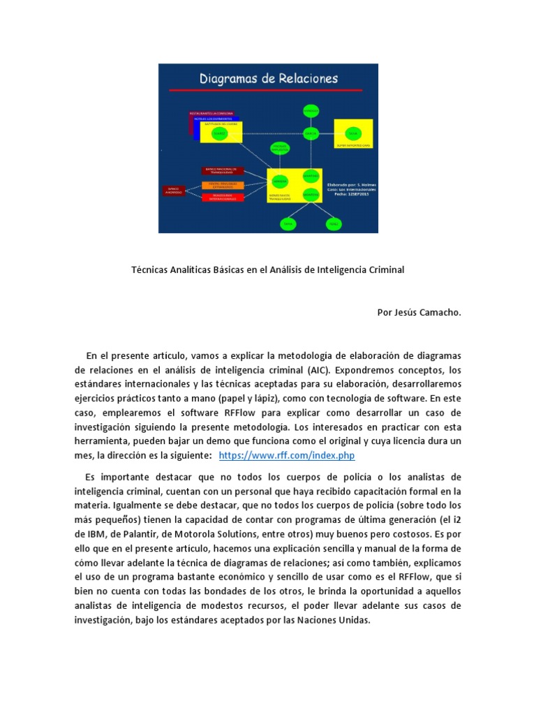 Tutorial Diagramas de Relaciones Con RFFLOW | PDF | Inteligencia ...