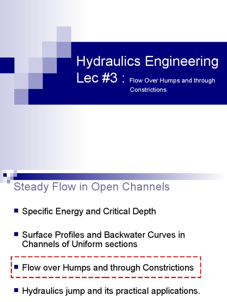 Hydraulics Engineering Lec 3 | PDF | Gases | Fluid Mechanics