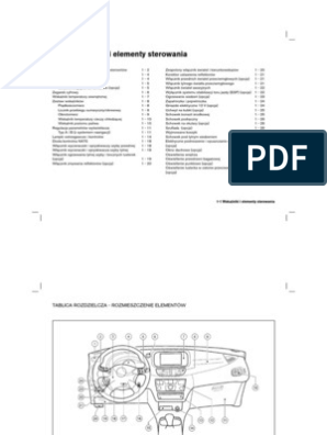 Nissan Almera Tino - Instrukcja Obsługi | Pdf