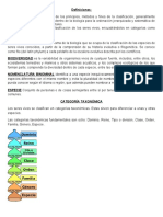 Clasificación taxonómica seres vivos