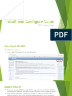 Install and Configure Clion: Ee 312 - Software Design I