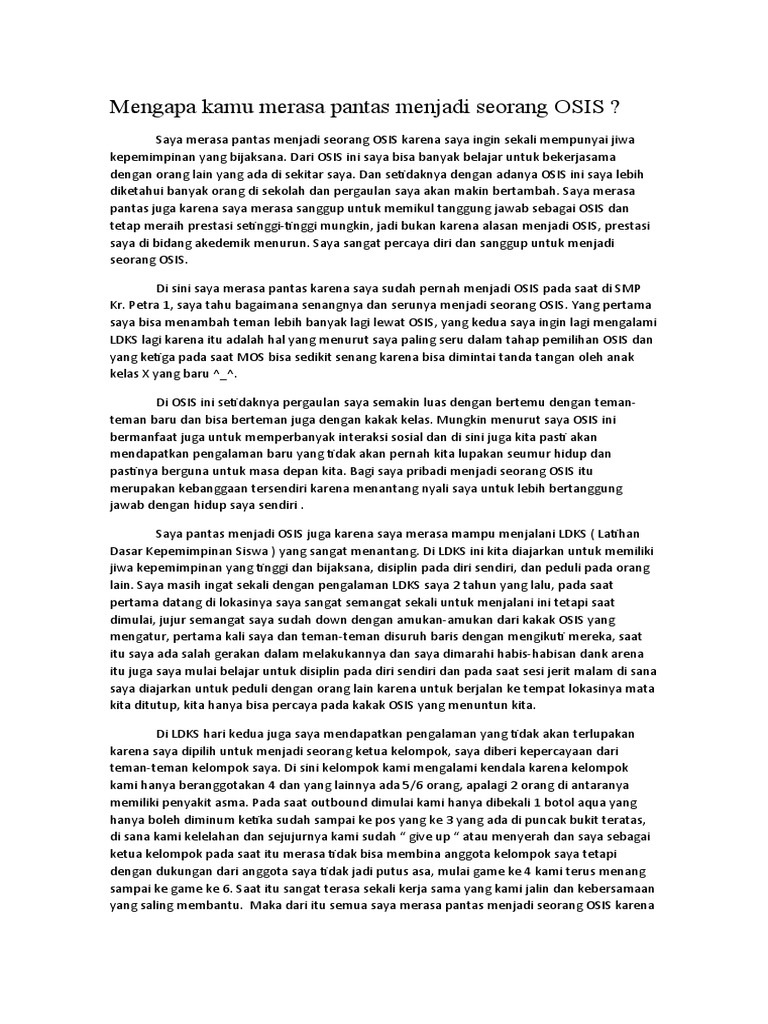 Essay osis 08 picture