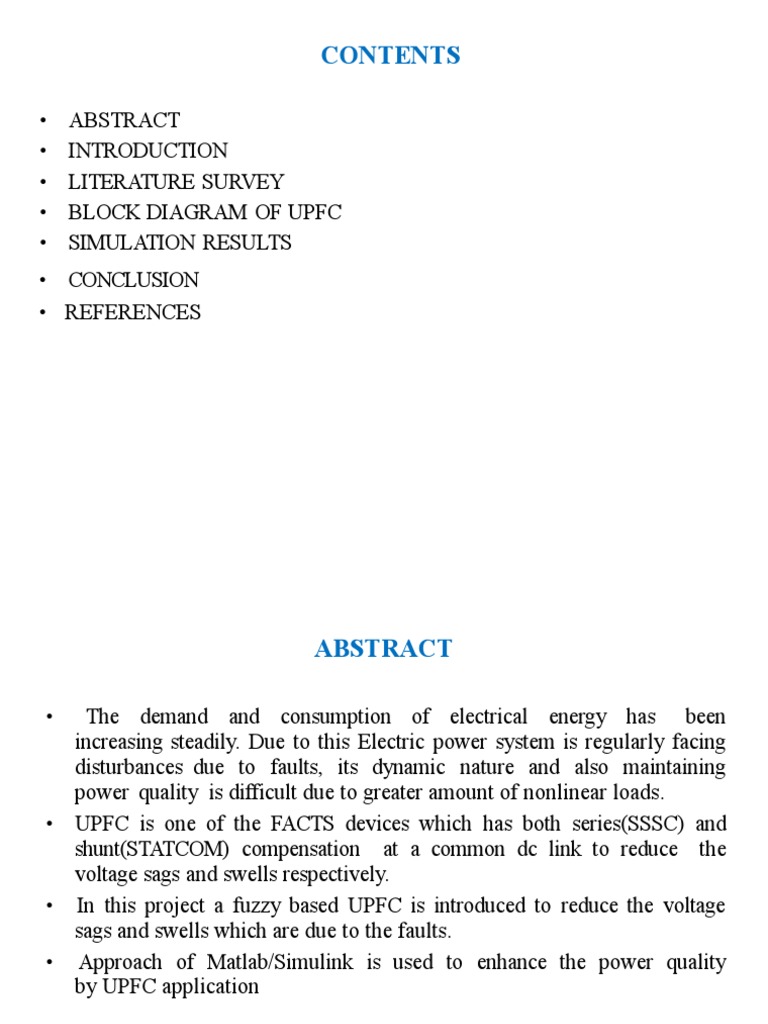 Fuzzy Logic UPFC for Power Quality Improvement | PDF | Electric Power ...