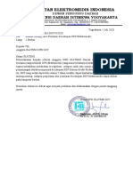 Surat Edaran Tentang Alur Permohonon Penilaian SKP Elektromedis