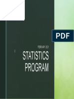 Statistics Program