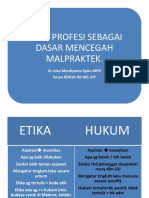 Etika Profesi - Dr Joko Murdiyanto, Span Mph