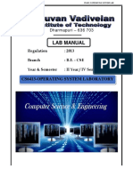 Cs6413 Operating Systems Laboratory