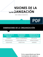 Dimensiones de La Organización