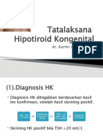 Tatalaksana Dan Pemantauan Hipotiroid Kongenital Dr. Kartin Akune, Sp.A