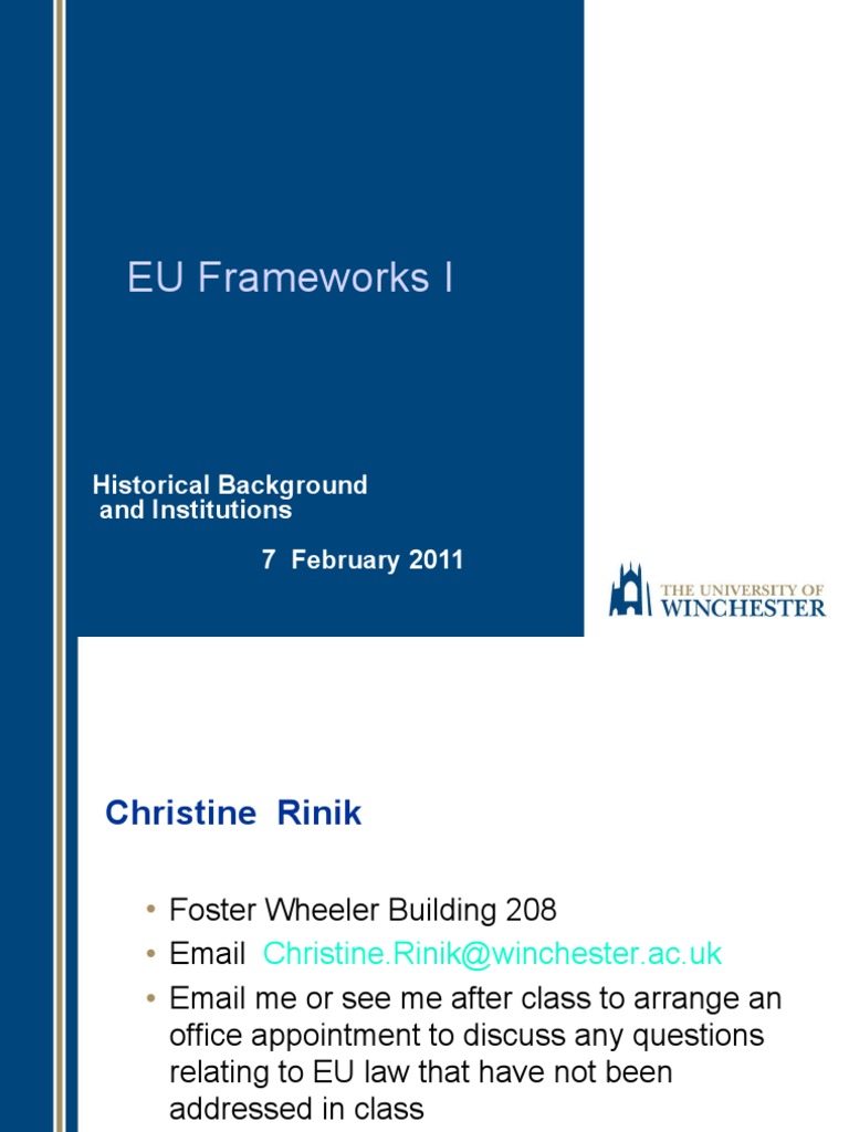 Overview of EU Institutions | PDF | European Parliament | World Politics