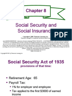 Social Security and Social Insurance