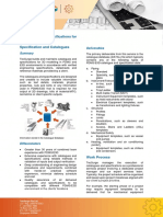 Tecsurge Service: Catalogues and Specifications For Pdms/E3D Specification and Catalogues