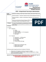 Peritoneal Dialysis (PD) - Intraperitoneal Vancomycin Administration