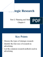 Strategic Research: Part 2: Planning and Strategy