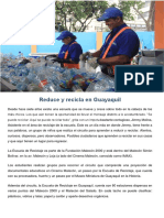 Reduce y Recicla en Guayaquil