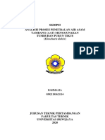 Skripsi Analisis Proses Penetralan Air Asam Tambang (Aat) Menggunakan Tumbuhan Purun Tikus (Eleocharis Dulcis)