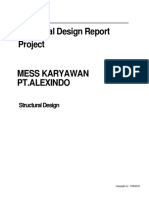 Laporan Struktur Mess Karyawan PT Alexindo