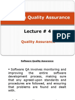 Software Quality Assurance: Lecture # 4