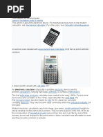 Parts of a Calculator Explained | PDF | Teaching Methods & Materials