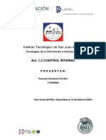 Control interno y sus elementos en el Instituto Tecnológico de San Juan del Río