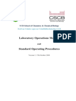 Laboratory Operations Manual: UCD School of Chemistry & Chemical Biology