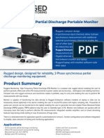 Portable Partial Discharge Monitoring HPM601-P Rugged Monitoring