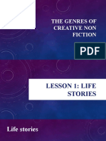 Creative Nonfiction (2nd G) Lesson 1