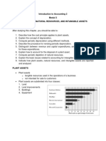 Introduction To Accounting 2 Modul 3 Plant Assets, Natural Resources, and Intangible Assets