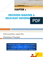 5 Decision Making & Relevant Information