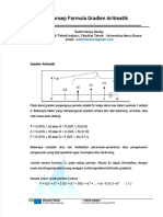 Konsep Formula Gradien Aritmatik Konsep Formula Gradien Aritmatik