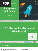 10.1 - Room, LiveData, and ViewModel