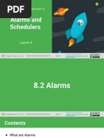 Alarms and Schedulers: Lesson 8