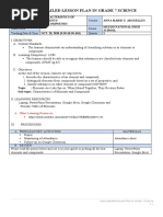 Semi-Detailed Lesson Plan in Grade 7 Science