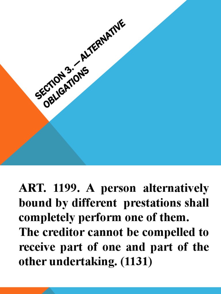 Alternative Obligations PDF Foreclosure Indemnity