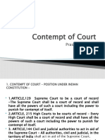 Contempt of Court: Prashant Kumar