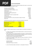 ACC 124 - Exercise 1 - Cash and Cash Equivalents