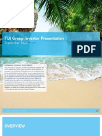 TUI Group Investor Presentation Handout